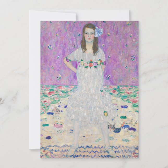 Convites Gustav Klimt - Mada Primavesi (Frente)