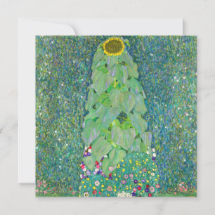 Convites Gustav Klimt - O Girassol