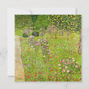 Convites Gustav Klimt Orchard com Rosas