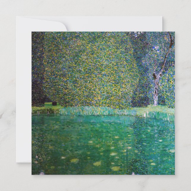 Convites Gustav Klimt - Parque Schloss Kammer am Attersee (Frente)
