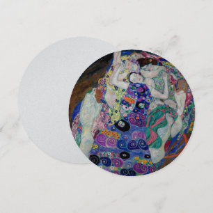 Convites Gustav Klimt Pintando A Virgem