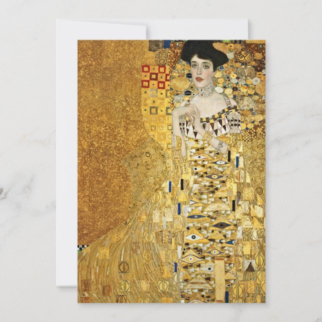 Convites Gustav Klimt - Retrato De Adele Bloch Bauer (Frente)