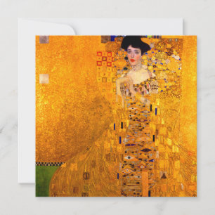 Convites Gustav Klimt Retrato de Adele Bloch Bauer