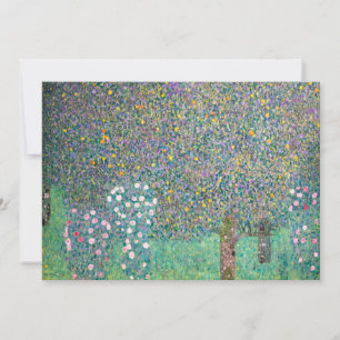 Convites Gustav Klimt - Roseiras sob as Árvores