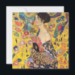 Convites Gustav Klimt - Senhora com ventilador<br><div class="desc">Lady with Fan - Gustav Klimt,  Oil on Canvas,  1917-1918</div>