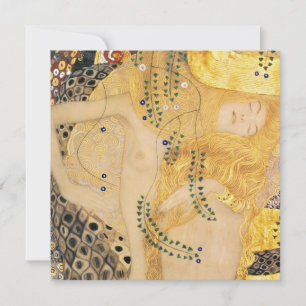 Convites Gustav Klimt - Serpentes Aquáticas I