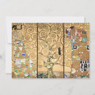 Convites Gustav Klimt - Stoclet Frieze Árvore da Vida