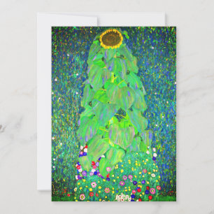 Convites Gustav Klimt Sunflower