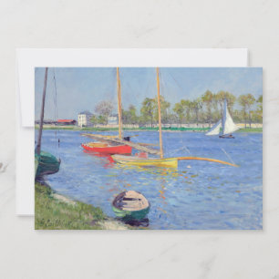 Convites Gustave Caillebotte - O Sena em Argenteuil