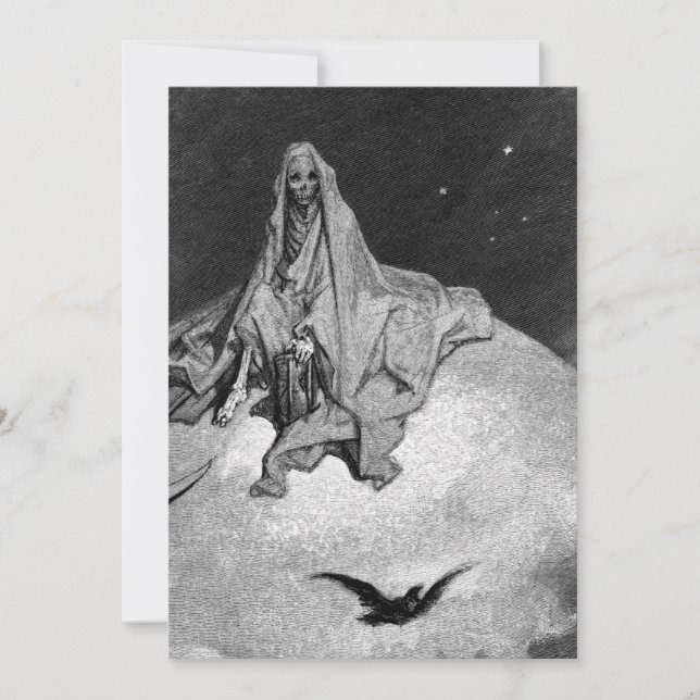Convites Gustave Dore - O Raven (Frente)