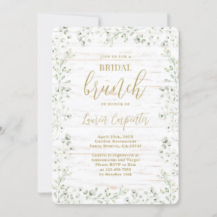 Convites Gypsophila Chá de panela Brunch