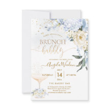 H2 Flores De Gelado Azul Rosa Bridal Brunch
