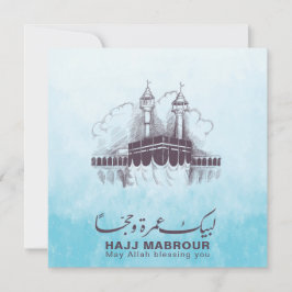 Convites Hajj Mabrour, Umrah Mubarak em Meca Arábia Saudita