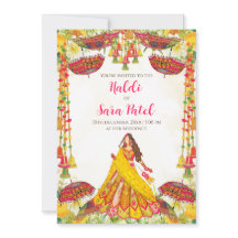 Convites Haldi & Convites Holud Convites Haldi