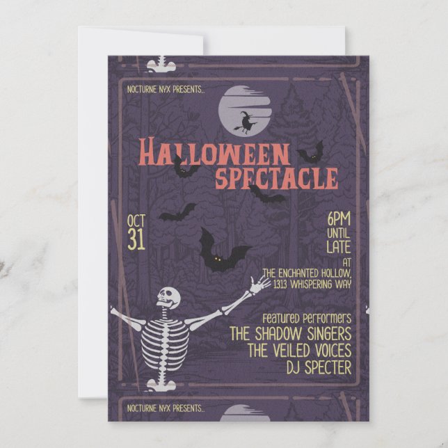 Convites Halloween (Frente)