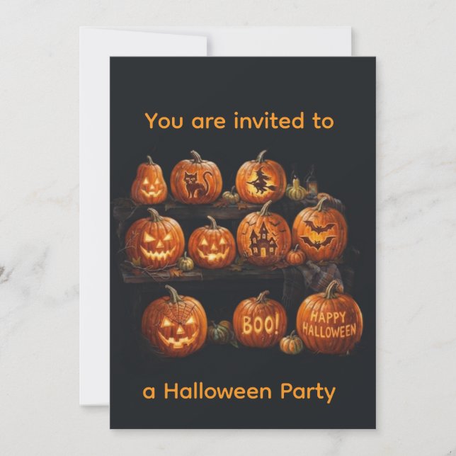 Convites Halloween  (Frente)