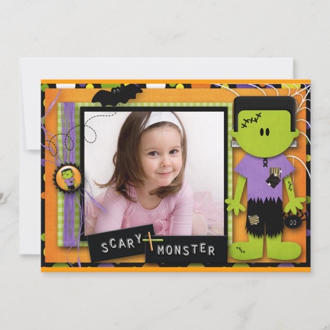 Convites Halloween Aniversário (Frente)