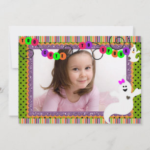 Convites Halloween Birthday Ghoost