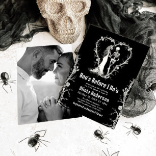 Convites Halloween Boo's Antes do Chá de panela