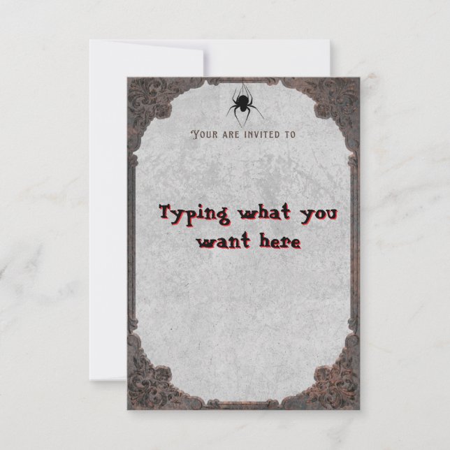 Convites Halloween/Convite (Frente)