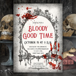 Convites Halloween - Convocação Sangrenta e Bom Tempo