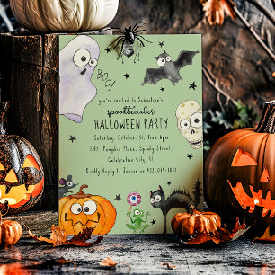 Convites Halloween divertido infantil