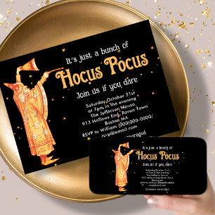 Convites Halloween do Assistente de Pocus do Hocus