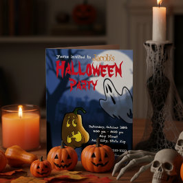 Convites Halloween do Assusto de Graveyard/Convite de Anive