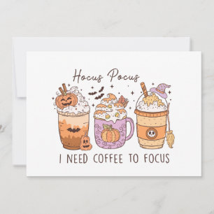 Convites Halloween e Café