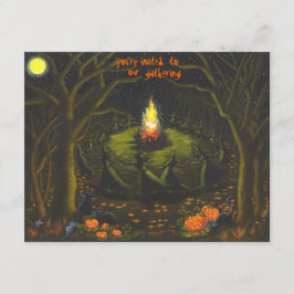 Convites Halloween,festa,convites,fogueira,bruxas