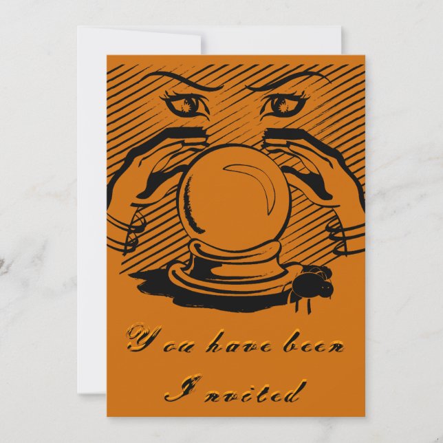 Convites Halloween Fortune (Frente)