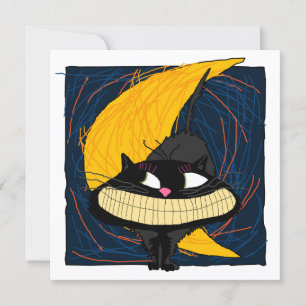 Convites Halloween Fraidy Cat