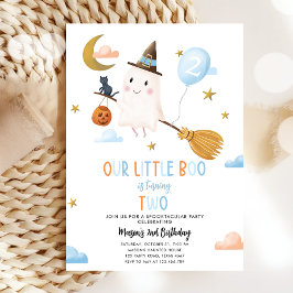 Convites Halloween Ghost Little Boo Spooktacular Aniversári