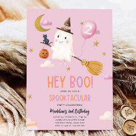 Convites Halloween Ghost Spooktacular Ei Garota Boo Anivers