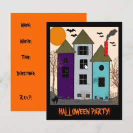 Convites Halloween Hauneen House Party