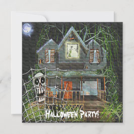 Convites Halloween Haunted House