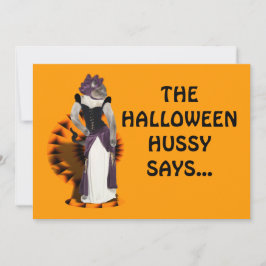 Convites Halloween Hussy