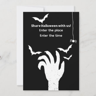 Convites Halloween invitation
