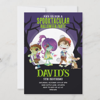 Convites Halloween Invitation, Halloween Party Invitation
