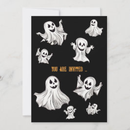 Convites Halloween: Kleine Geister -