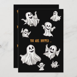 Convites Halloween: Kleine Geister -