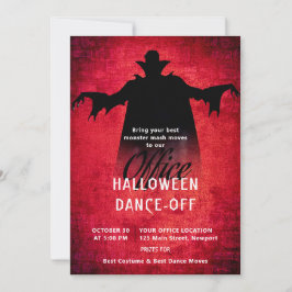 Convites Halloween Office Party Business Monster
