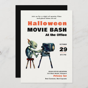 Convites Halloween Office Party Business Movie Bash Gremlin