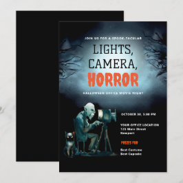 Convites Halloween Office Party Business Scary Movie Ghoul