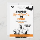 Convites Halloween Orange and White Scary Ghost Birthday<br><div class="desc">Aniversário do Halloween Orange e White Scary Ghost, se você está procurando algo especial na ocasião do Halloween, especialmente por uma festa de aniversário, então, este convite é para você. Eu tenho um fantasma assustador, mais informações de aniversário, então, não hesite em personalizá-lo :) Se você encarar qualquer problema personalizando...</div>