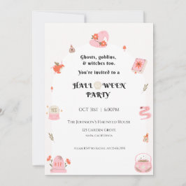 Convites Halloween Party Invitation