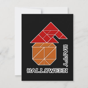 Convites Halloween Pumpkin and Witch's Hat