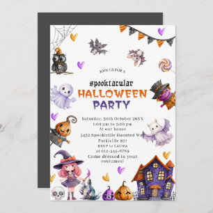 Convites Halloween Pumpkin Little Boo Baby ShowerInvitation