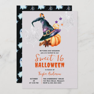 Convites Halloween Pumpkin Witch Candy Fantasma Docinho 16