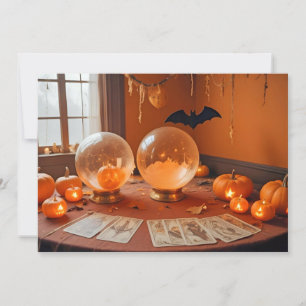 Convites Halloween Pumpkins Bats Cute Spooky Magia Festiva
